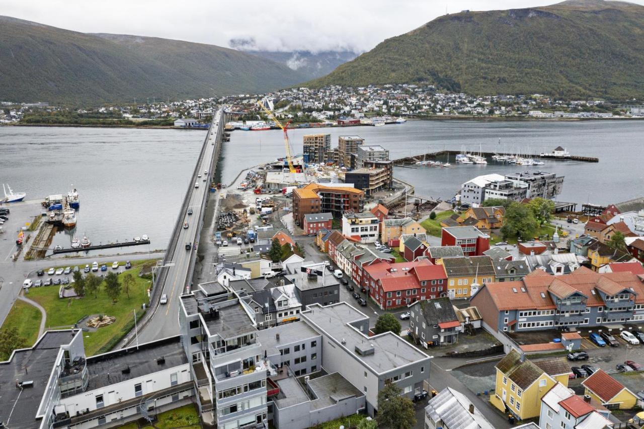 Toppleilighet Med Utsikt I Sentrum Nord Tromsø Exteriör bild